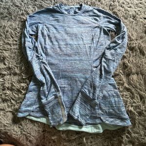 Blue size 6 Lululemon longsleeve